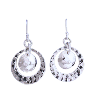 Silver sales earrings png